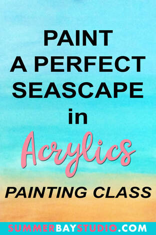 Paint a Perfect Seascape in Acrylics Painting Class