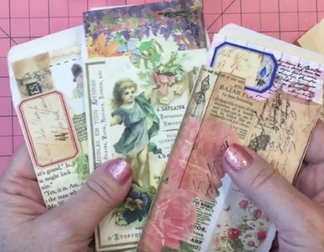 Junk journal pockets and cards